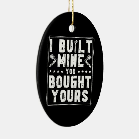 私は私のあなたの買デザインを整備士のために造った セラミックオーナメント (右)