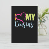 私は私のいとこ兄姉叔母の叔父ギフトが大好き 招待状 (スタンド正面)