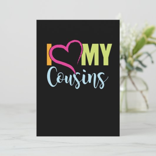 私は私のいとこ兄姉叔母の叔父ギフトが大好き 招待状 (スタンド正面)