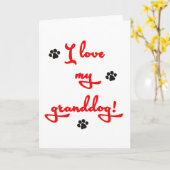 私は私のおじいちゃんを愛している! カード (黄色い花)