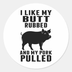 私は私のお尻を擦り、私の豚肉はBbqを引っ張っおもしろいた ラウンドシール
