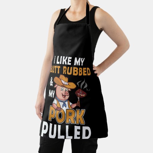 私は私のお尻を擦り、私の豚肉を引っ張るのが好き エプロン (インサイチュ)
