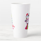 私は私のお尻吹は休日キス カフェラテマグ (正面)