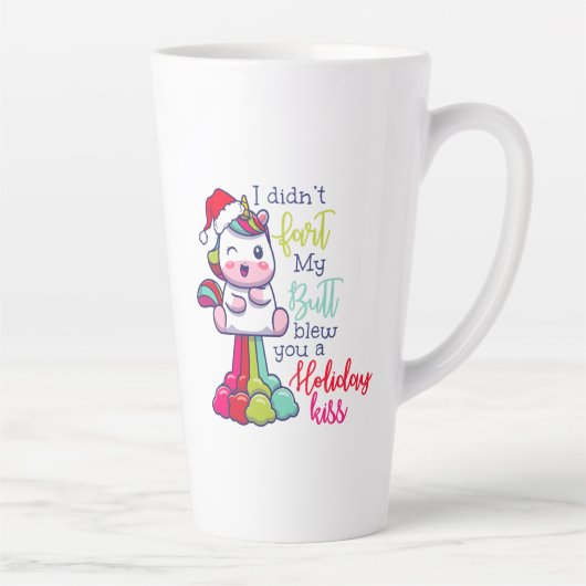 私は私のお尻吹は休日キス カフェラテマグ (右)