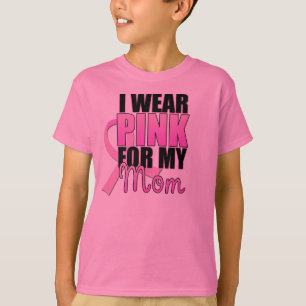 私は私のお母さんのためのピンクを身に着けています Tシャツ