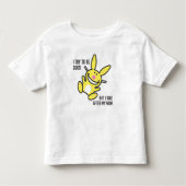 私は私のお母さんの後で取ります トドラーTシャツ (正面)