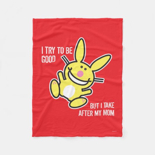 私は私のお母さんの後で取ります フリースブランケット (正面)