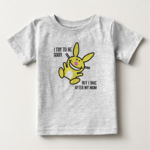 私は私のお母さんの後で取ります ベビーTシャツ