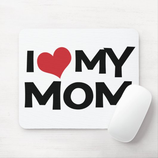 私は私のお母さんの母の日のマウスパッドを愛します マウスパッド (マウス)