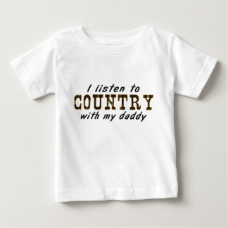 私は私のお父さんが付いている国に聞きます ベビーTシャツ