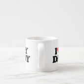 私は私のお父さんを愛します エスプレッソカップ (裏面)