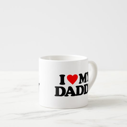 私は私のお父さんを愛します エスプレッソカップ (正面右)
