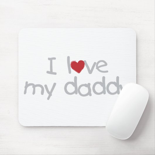 私は私のお父さんを愛します マウスパッド (マウス)