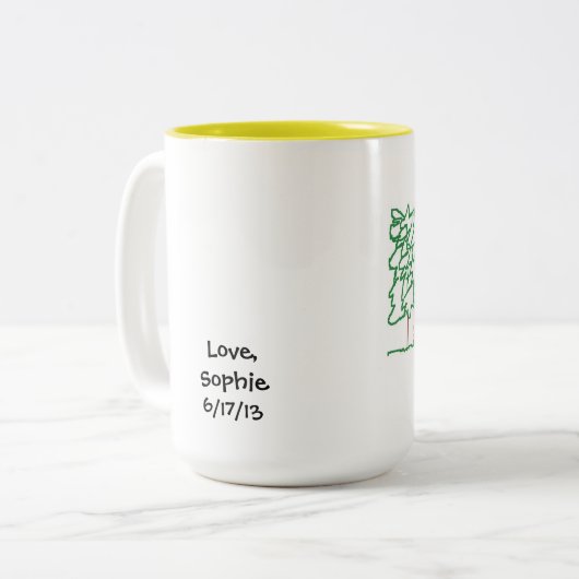 私は私のお父さんを愛します! マグ (正面左)