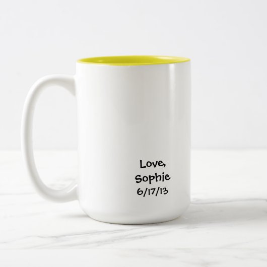 私は私のお父さんを愛します! マグ (左)