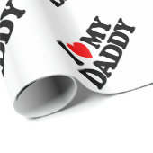 私は私のお父さんを愛します ラッピングペーパー (ロールコーナー)