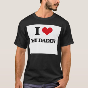 私は私のお父さんを愛します Tシャツ