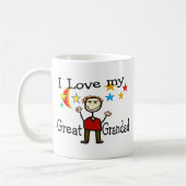 私は私のすばらしい祖父を愛します コーヒーマグカップ (左)