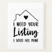 私は私のすべての私のプランナーを販売した プランナー手帳 (裏面)