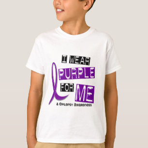私は私のための紫色を37癲癇身に着けています Tシャツ