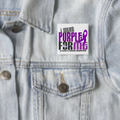 私は私のための紫色を6つのクローン病身に着けています 缶バッジ (インサイチュ)