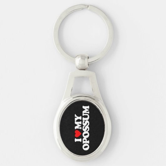 私は私のふくろねずみを愛します キーホルダー (正面)