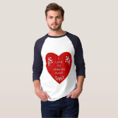 私は私のやがて生まれるベビーを愛します Tシャツ (正面フル)