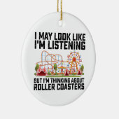 私は私のように見える聞かもしれないが、私は考えるaboだ セラミックオーナメント (右)