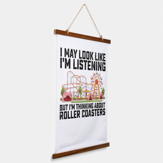 私は私のように見える聞かもしれないが、私は考えるaboだ 吊り下げ型タペストリー (傾斜あり)