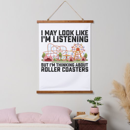 私は私のように見える聞かもしれないが、私は考えるaboだ 吊り下げ型タペストリー (寝室)