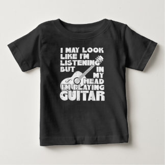 私は私のように見える聞かもしれないが、頭の中で ベビーTシャツ