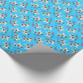 私は私のアイルランドの赤と白セッターを愛します ラッピングペーパー (角)