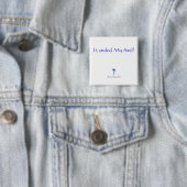 私は私のアクセルを上陸させました! ボタン-正方形 缶バッジ (インサイチュ)