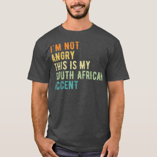 私は私のアフリカ怒のアンセントではない面白い南 Tシャツ