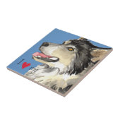 私は私のアラスカのマレンテが大好き タイル (側面)