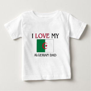 私は私のアルジェリアのパパを愛します ベビーTシャツ