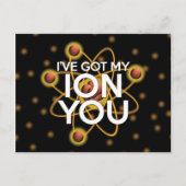 私は私のイオ得ンを持っている科学のジョーク ポストカード (正面)