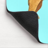 私は私のイタリアン・グレーハウンドを愛します マウスパッド (コーナー)