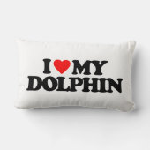 私は私のイルカを愛します ランバークッション (裏面)