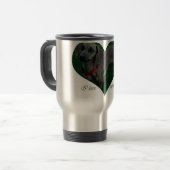 私は私のウィーナーを愛します トラベルマグ (正面左)
