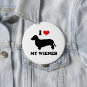 私は私のウインナーを愛します 缶バッジ (インサイチュ)