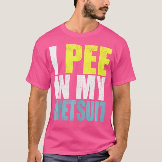 私は私のウェットスキューバおもしろいダイビング皮肉Sを覗く Tシャツ (正面)