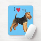 私は私のウェルシュテリアを愛します マウスパッド (マウス)