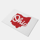 私は私のオハイオホームスクリプトオハイオを愛する ドアマット (アングル)