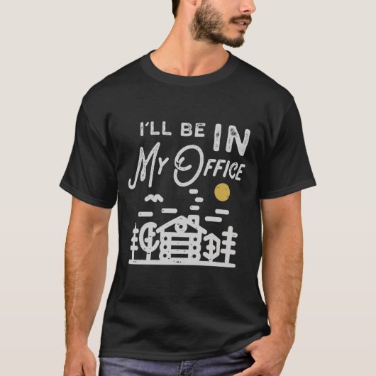 私は私のオフィスにいる Tシャツ (正面)