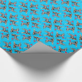 私は私のオーストラリアの牛犬を愛します ラッピングペーパー (角)