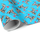 私は私のオーストラリアの牛犬を愛します ラッピングペーパー (ロールコーナー)