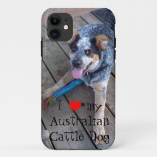 "私は私のオーストラリアの牛犬"のiPhone 5の場合愛します iPhone 11 ケース