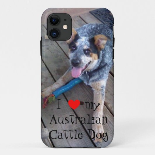 "私は私のオーストラリアの牛犬"のiPhone 5の場合愛します Case-Mate iPhoneケース (裏面)