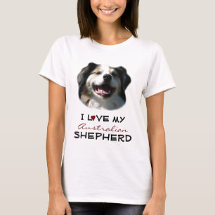私は私のオーストラリアの羊飼いを愛します Tシャツ